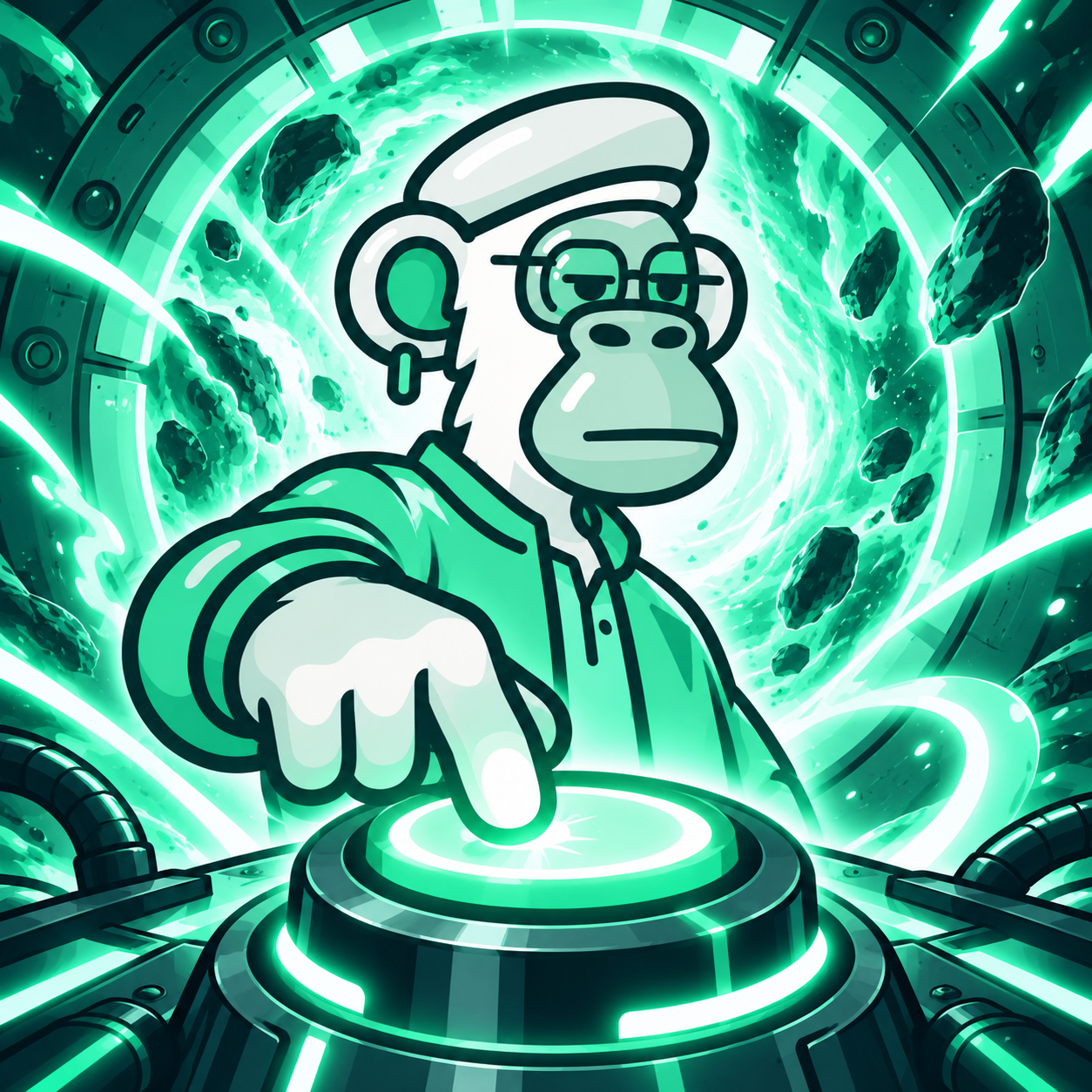 APEPUMP pressing the launch button